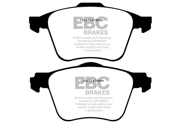 EBC Ultimax Front Brake Pads DP1914