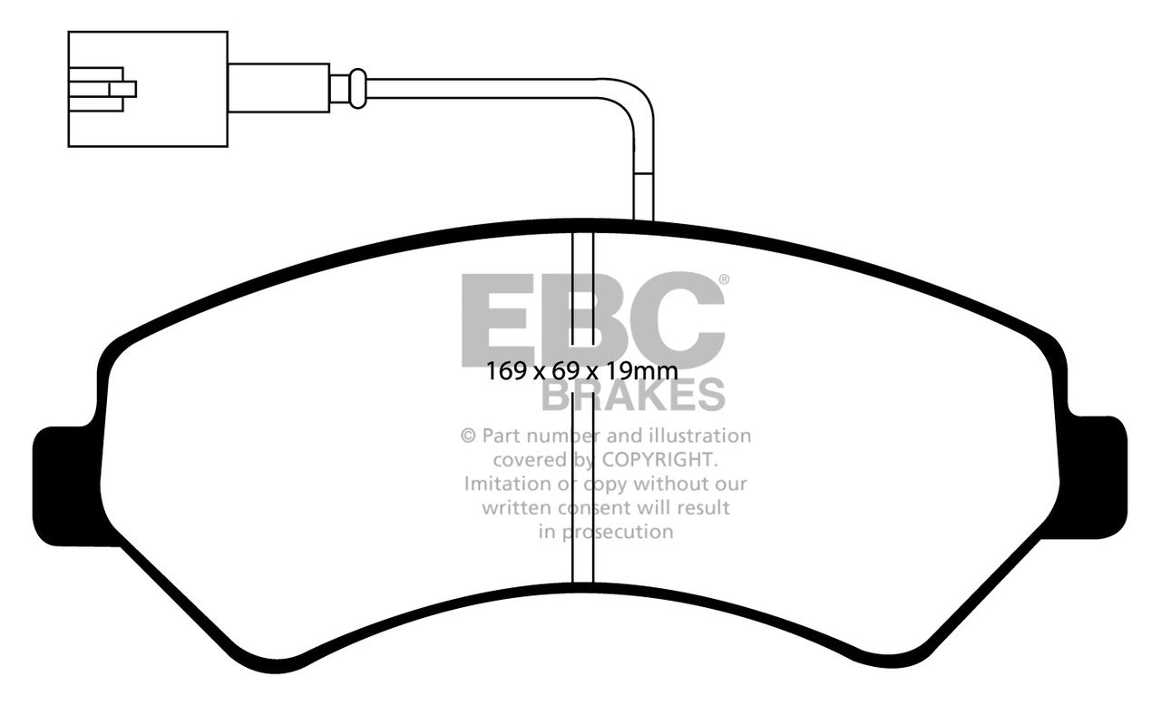 EBC Ultimax Front Brake Pads DP1969/2