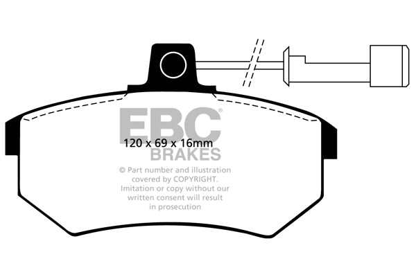 EBC Ultimax Front Brake Pads DP486/2