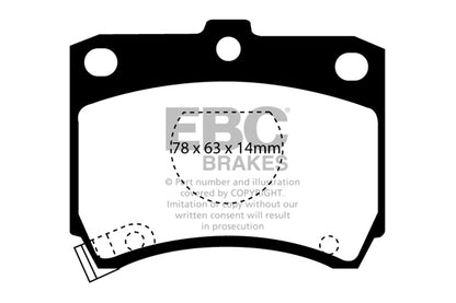 EBC Ultimax Front Brake Pads DP737