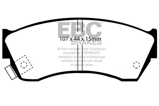 EBC Ultimax Front Brake Pads DP762