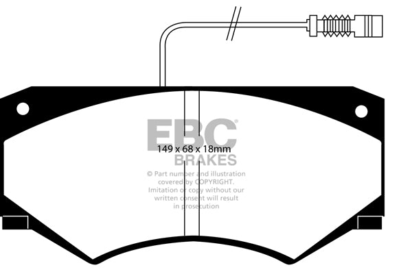 EBC Ultimax Front Brake Pads DP786
