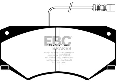 EBC Ultimax Front Brake Pads DP786