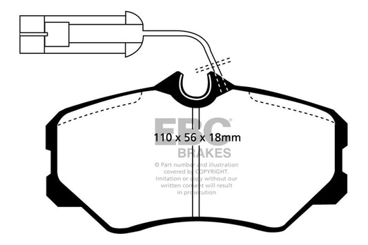 EBC Ultimax Front Brake Pads DP820