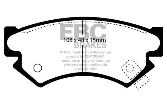 EBC Ultimax Front Brake Pads DP822