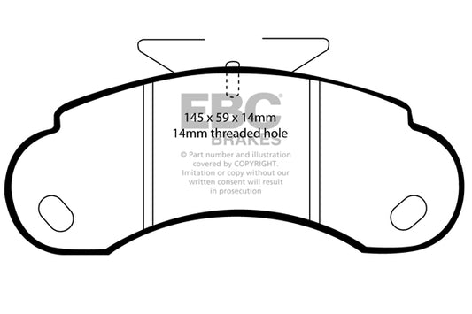 EBC Ultimax Front Brake Pads DP832