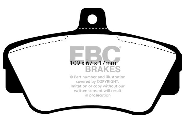 EBC Ultimax Front Brake Pads DP838