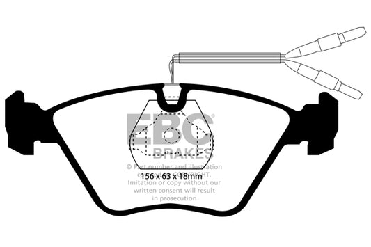EBC Ultimax Front Brake Pads DP881