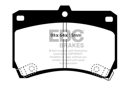 EBC Ultimax Front Brake Pads DP884