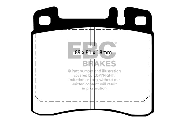 EBC Ultimax Front Brake Pads DP888