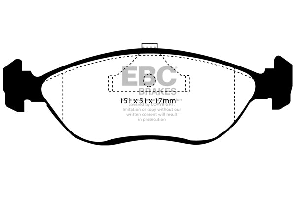 EBC Ultimax Front Brake Pads DP989