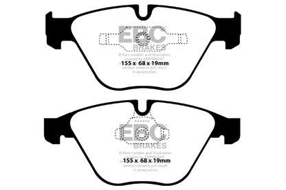 EBC Front Yellowstuff Pads for BMW 3 Series (E90) 325 3.0 TD BHP 2007 DP42006R