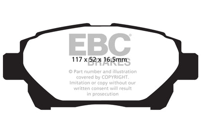 EBC Ultimax Front Brake Pads DPX2061