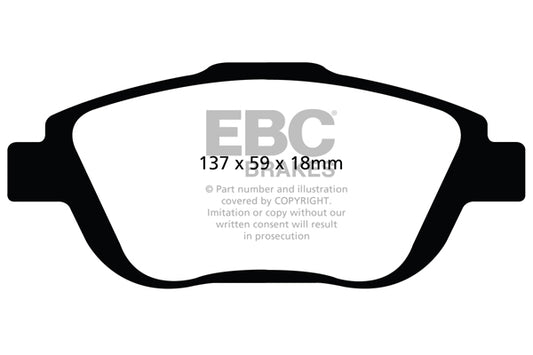 EBC Ultimax Front Brake Pads DPX2073