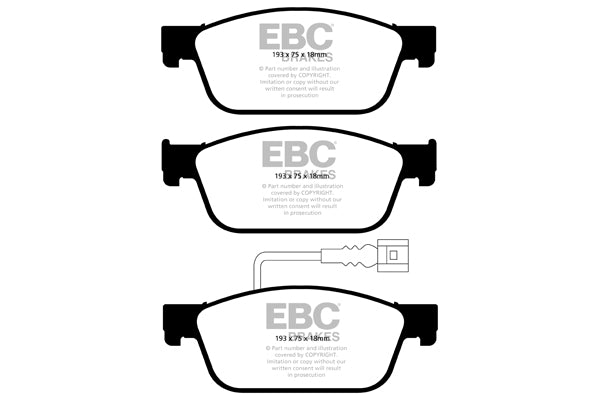EBC Ultimax Front Brake Pads DPX2096