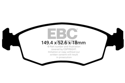 EBC Ultimax Front Brake Pads DPX2142