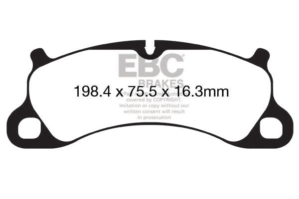 EBC Front Bluestuff NDX Pads for Porsche 911 (991) Carrera S 3.8 400BHP 2011 DP52144NDX