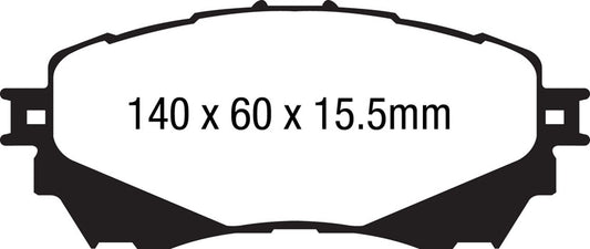 EBC Ultimax Front Brake Pads DPX2170