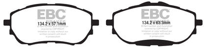 EBC Ultimax Front Brake Pads DPX2176