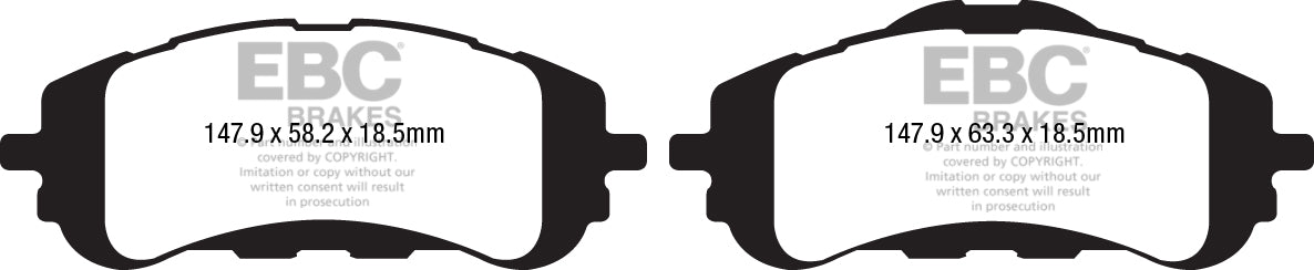 EBC Ultimax Front Brake Pads DPX2200
