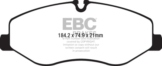 EBC Ultimax Front Brake Pads DPX2223