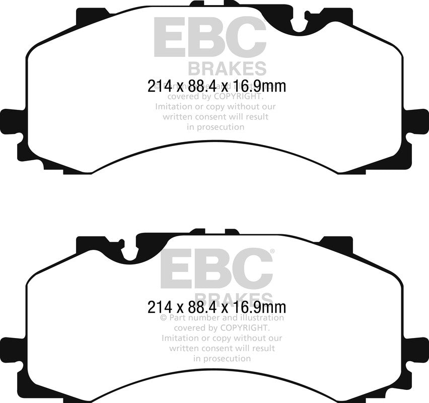 EBC Front Bluestuff NDX Pads for Audi A8 quattro D5 4.0 Twin T 60 460BHP 2018 DP52279NDX