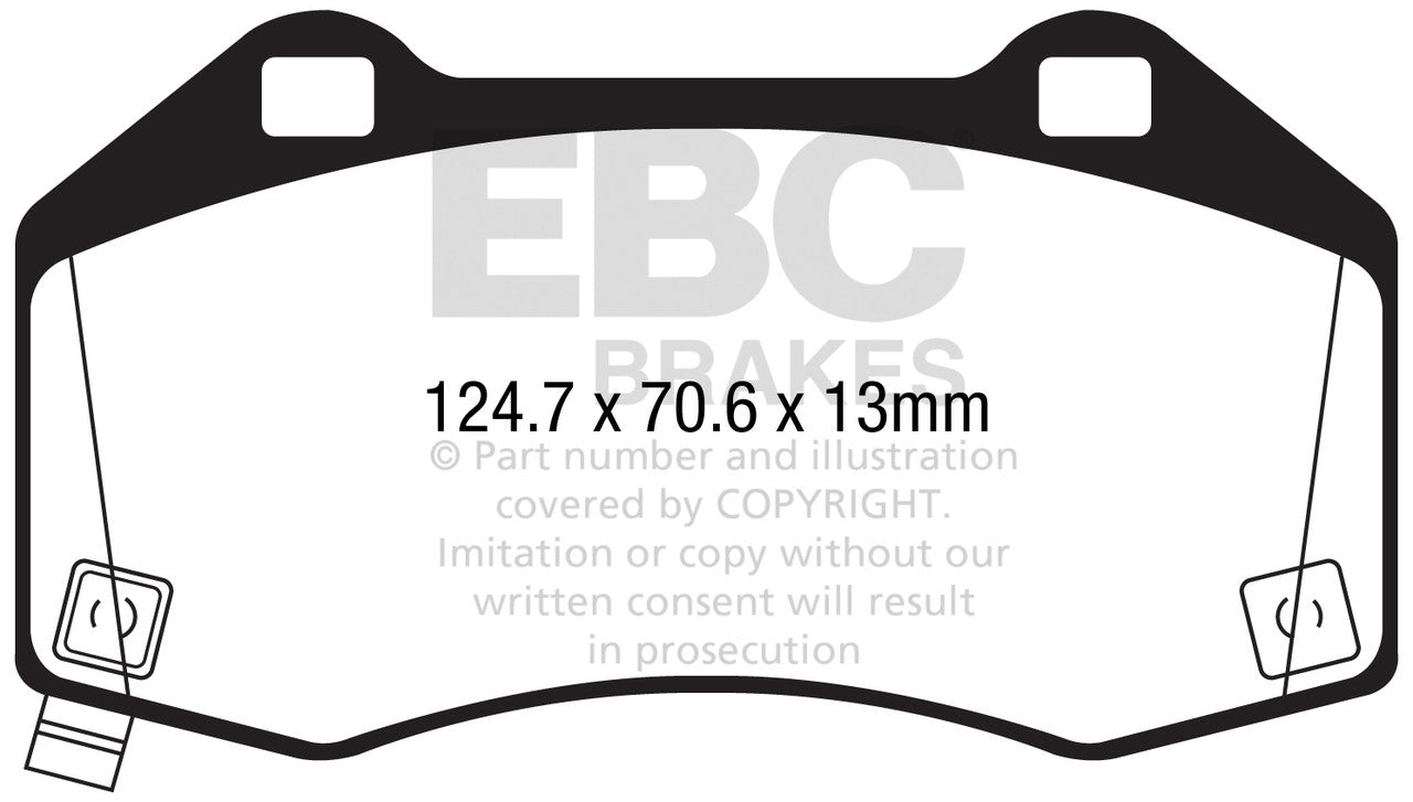 EBC Ultimax Front Brake Pads DPX2286