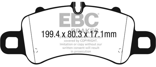 EBC Front Bluestuff NDX Pads for Porsche 718 Spyder (982) 4.0 420BHP 2019 DP52307NDX
