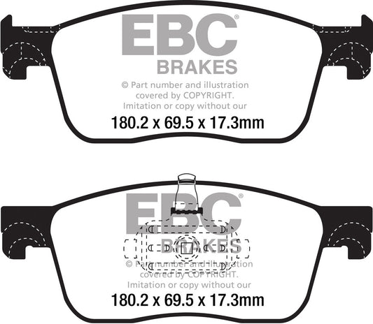 EBC Ultimax Front Brake Pads DPX2308