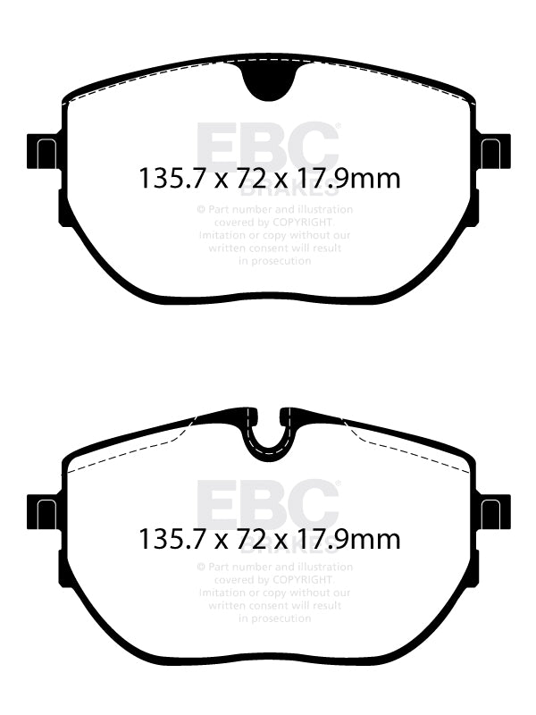 EBC Ultimax Front Brake Pads DPX2433