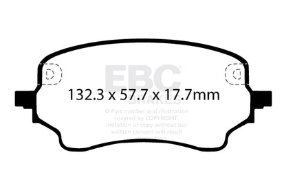 EBC Ultimax Front Brake Pads DPX2441