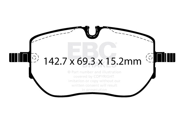 EBC Ultimax Front Brake Pads DPX2451