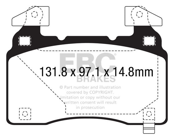 EBC Ultimax Front Brake Pads DPX3028