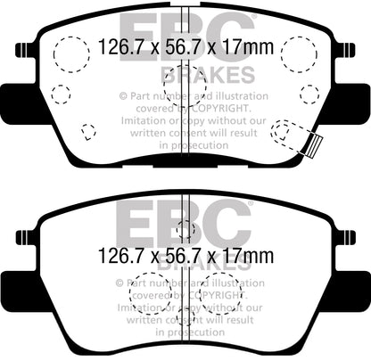 EBC Ultimax Front Brake Pads DPX3052