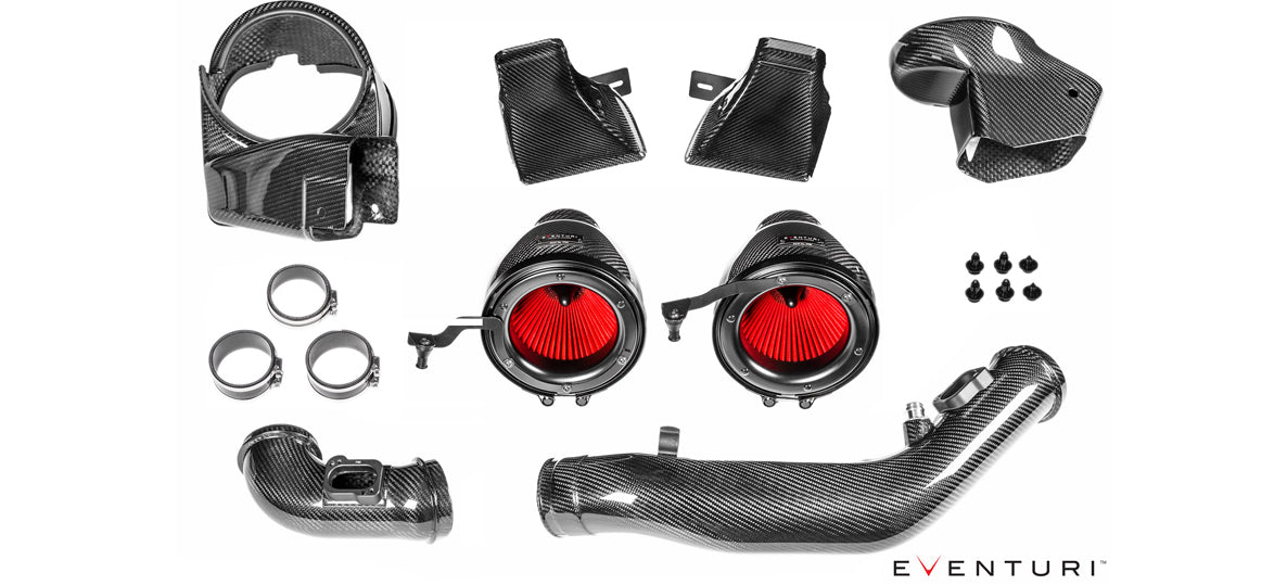 Eventuri Gloss Carbon Intake Kit for BMW M3 M4 F8x S55