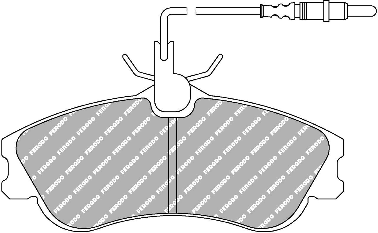 Ferodo DS2500 Front Brake Pads FCP1112H