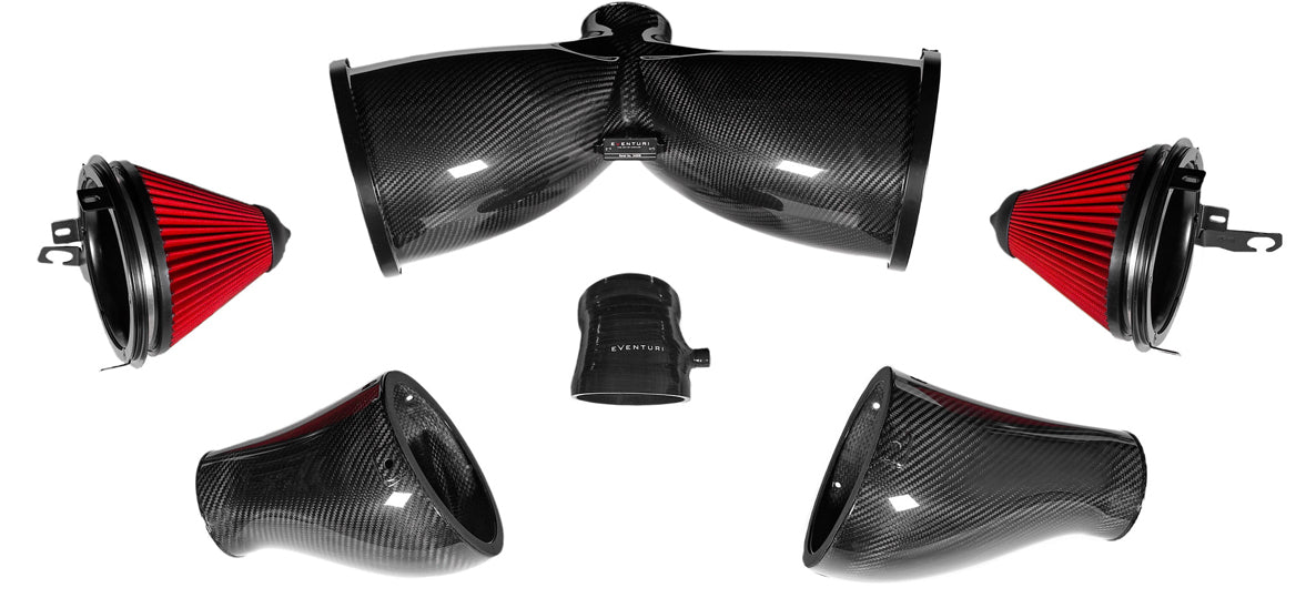 Eventuri Gloss Carbon Intake Kit for Porsche 991 GT3 RS 991.1 991.2