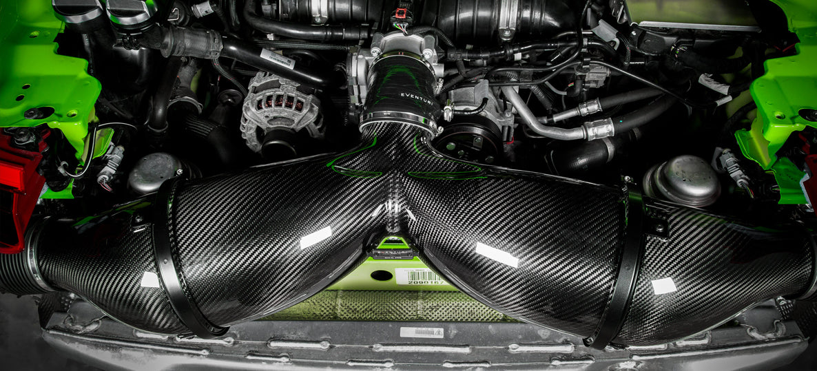 Eventuri Gloss Carbon Intake Kit for Porsche 991 GT3 RS 991.1 991.2