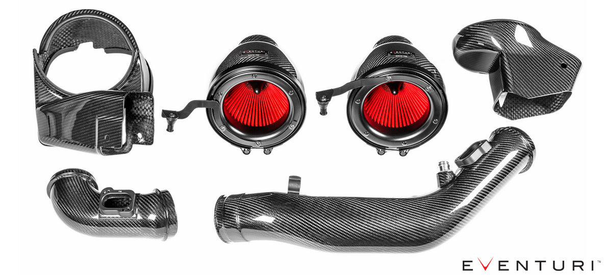 Eventuri Gloss Carbon Intake Kit for BMW M2 Competition S55