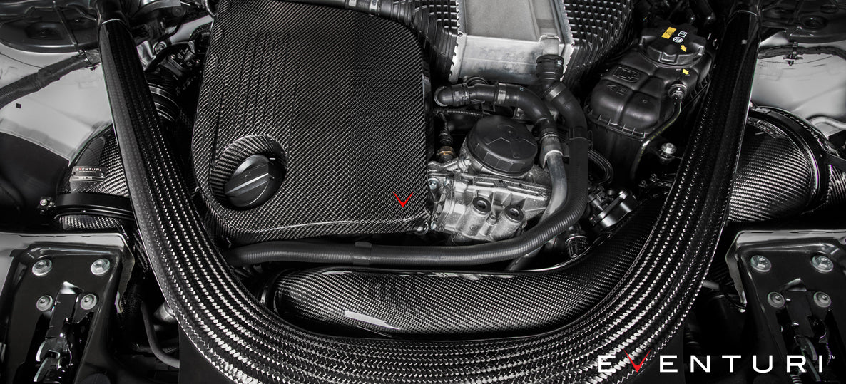 Eventuri Gloss Carbon Intake Kit for BMW M2 Competition S55