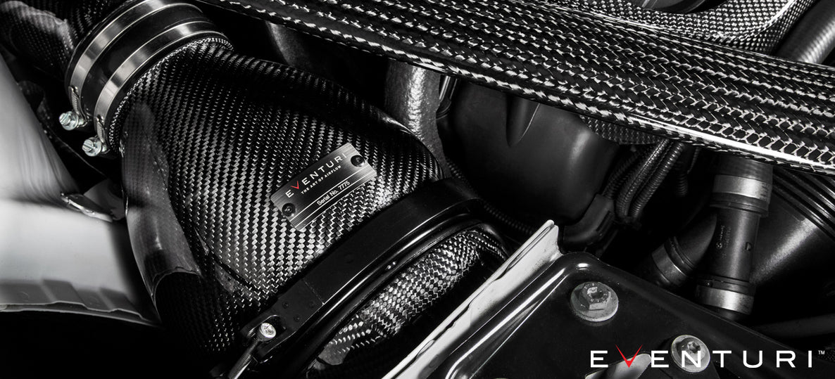 Eventuri Gloss Carbon Intake Kit for BMW M2 Competition S55