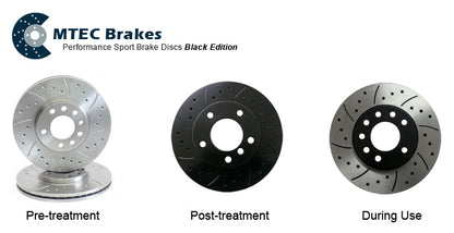 MTEC Front and Rear Brake Discs for Volkswagen Golf Mk7 R / Seat Leon Cupra 5F Mk3 MTEC1807+MTEC1471