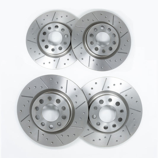 MTEC Front and Rear Brake Discs for BMW M135i M140i M235i M240i F20 F21 F22 F23 MTEC5173+MTEC5945