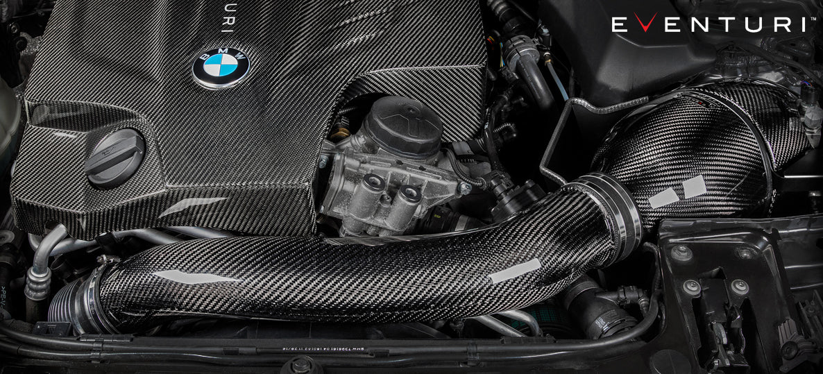 Eventuri Gloss Carbon Intake Kit for BMW M2 M135i M235i 335i 435i N55