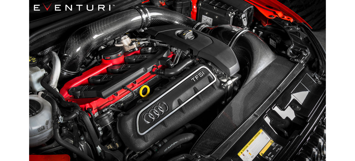 Eventuri Gloss Carbon Intake Kit for Audi RS3 8V Pre-Facelift