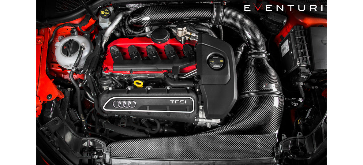 Eventuri Gloss Carbon Intake Kit for Audi RS3 8V Pre-Facelift