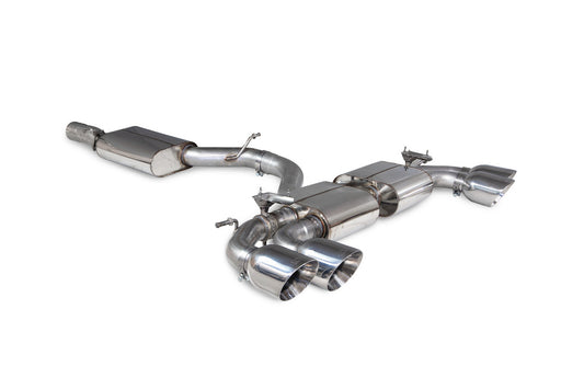 Scorpion Resonated cat/gpf back system & electronic valves for Audi S3 8Y Sportback 2020-2023 SAU093