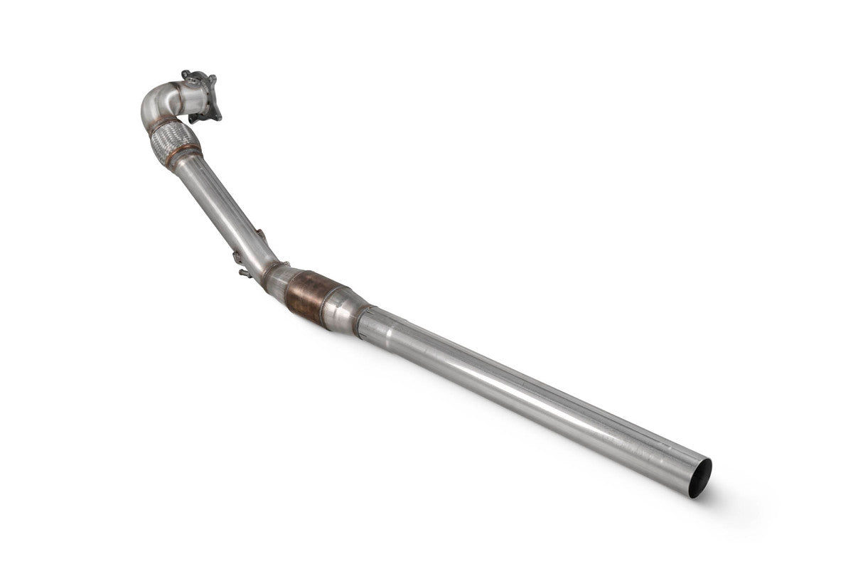 Scorpion Downpipe with a high flow sports catalyst for Audi TT S Mk2 2008-2014 SAUX026