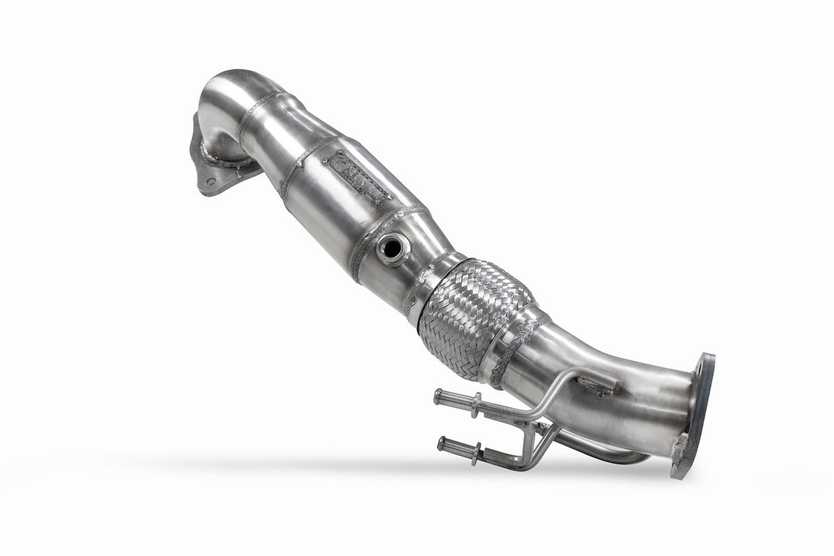 Scorpion Downpipe with a high flow sports catalyst for Ford Focus ST MK4 Hatch / Focus ST MK4 Estate 2019-2023 SFDX091