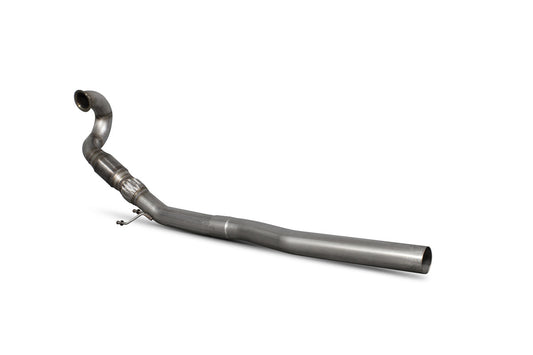 Scorpion Downpipe with a high flow sports catalyst for Volkswagen MK7 & MK7.5 Golf R (Non GPF Models Only) / Golf R Estate MK7.5 Facelift (Non GPF Model Only), Audi S3 8V (Non GPF Model Only) 2014-2018 SVWX054